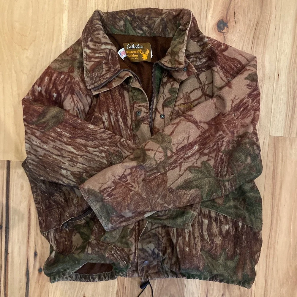 Cabelas whitetail clothing hunter print jacket camo jacket - Picture 1 of 3